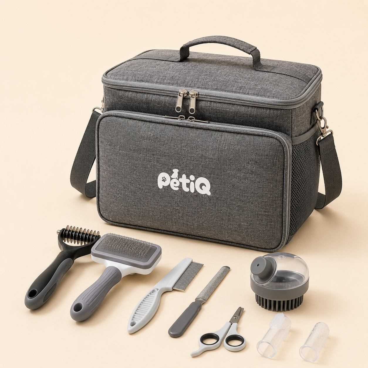 PetiQ Signature Care Kit — Premium Travel Bag Included