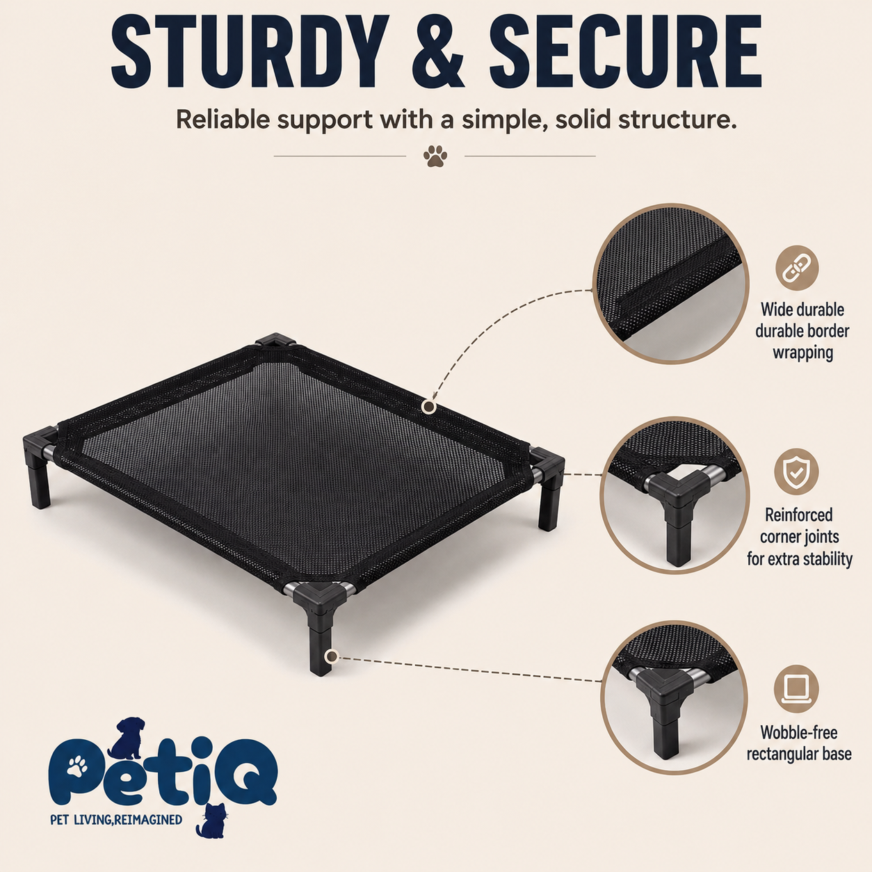 PetiQ FrameRest Bed