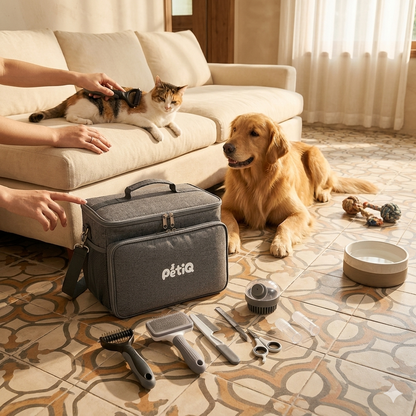 PetiQ Signature Care Kit — Premium Travel Bag Included